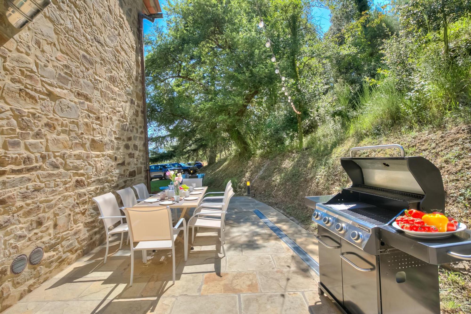 Tuscan Home S Margherita Private Outdoor - Happy Rentals Bucine Exteriör bild